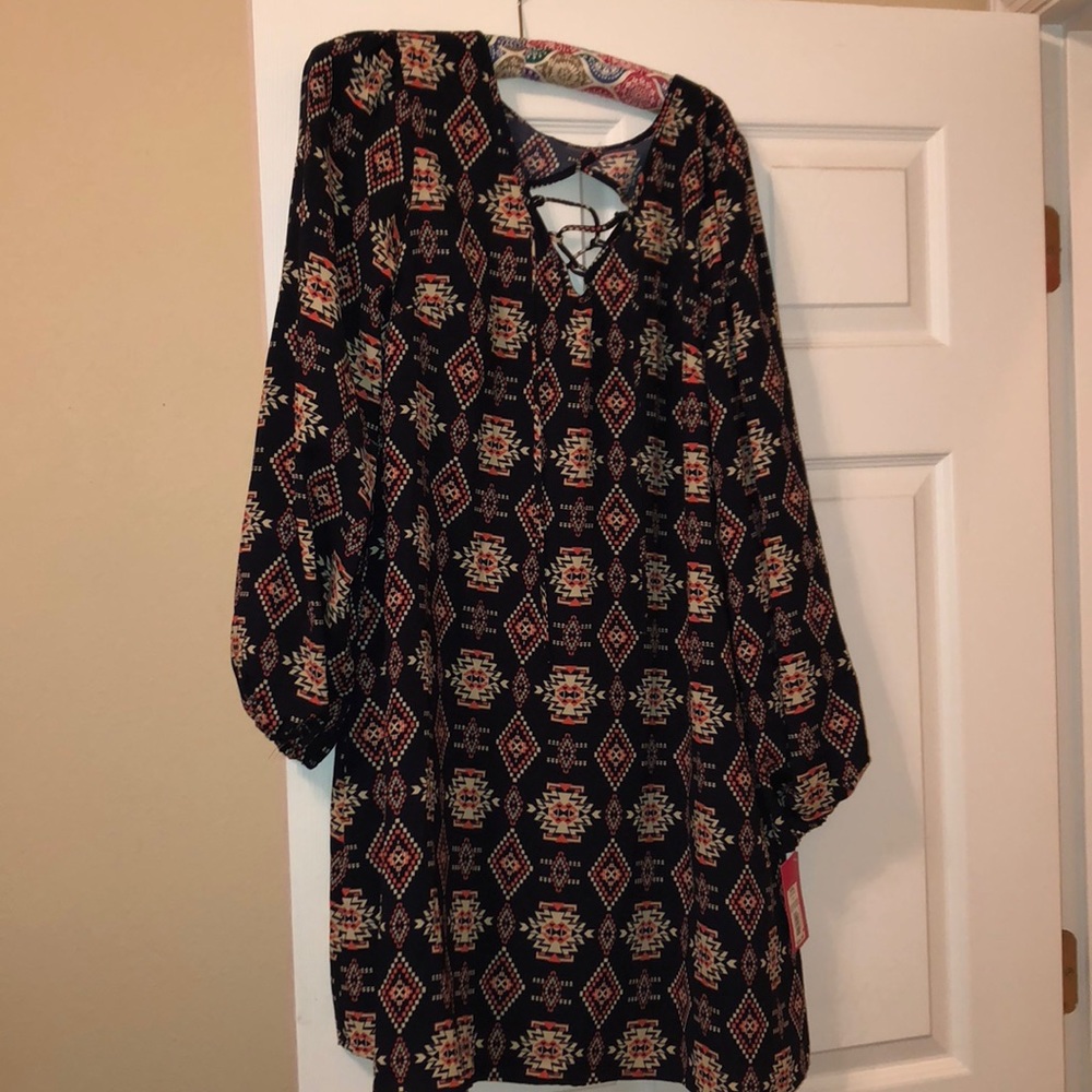 Aztec tunic dress
